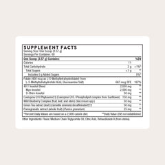 Thorne Cuidado Ovárico, cápsula-cerca: detalle de cápsula para uso diario