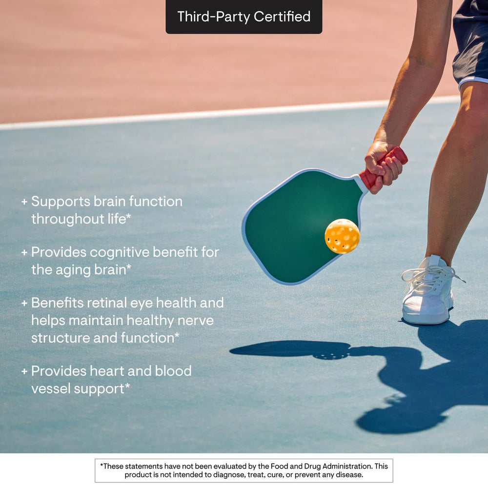 Sabor a menta de THORNE Advanced DHA en cápsulas.