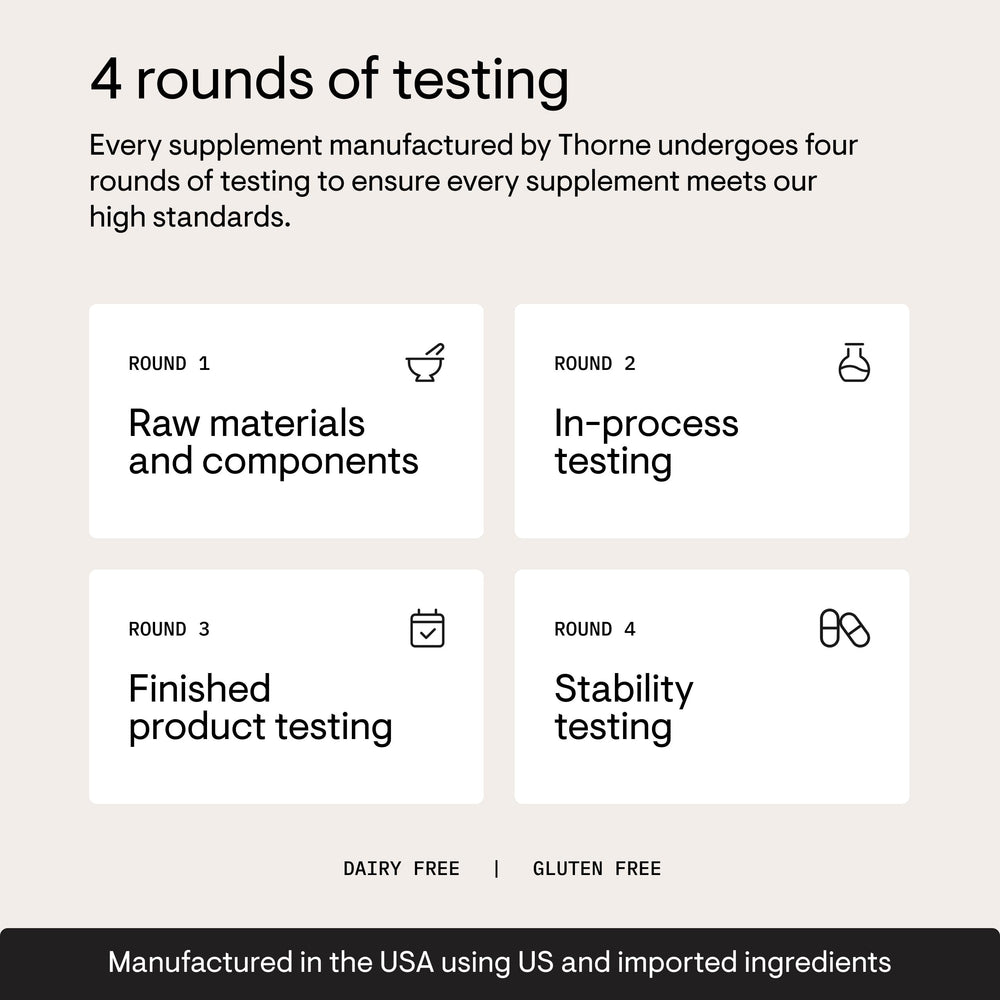 THORNE Fosfatidilserina: botella en estante de tienda