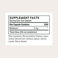 THORNE Melaton-5: pastillas de 5 mg para apoyar el sueño natural.