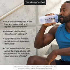 Absorcion optima gracias a Phytosome en THORNE Milk Thistle Phytosome