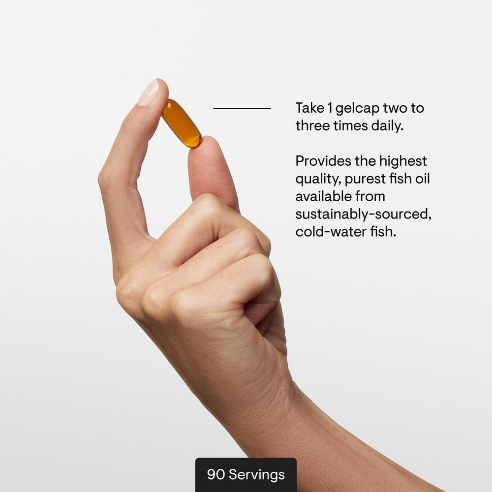 THORNE Omega-3 CoQ10: estilo de vida activo con cápsulas fáciles de tomar.