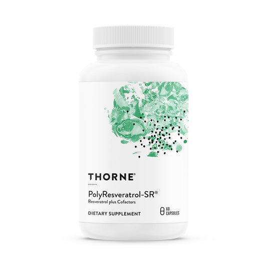 THORNE Resveratrol Complex bottle front for daily wellness