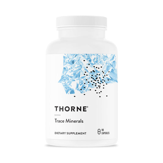 THORNE Trace Minerals, botella de cápsulas para uso diario