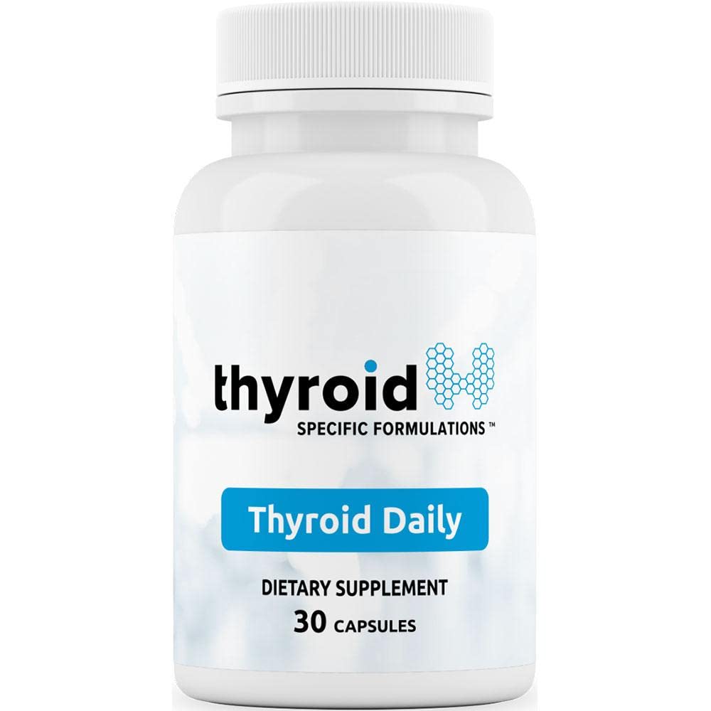 Thyroid Specific Formulations envase frontal mostrando diseño y beneficios