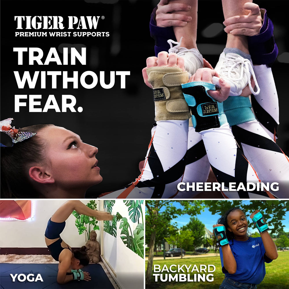 Tiger Paw comparación de talla junto a mano para elegir adecuada