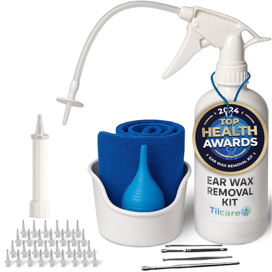 Tilcare vista frontal del kit completo mostrando todos los componentes y facilidad de uso