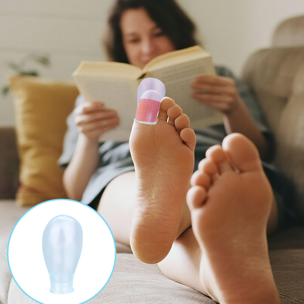 Tinoaly ambientación en pedicura mostrando uso en casa para mantener uñas intactas