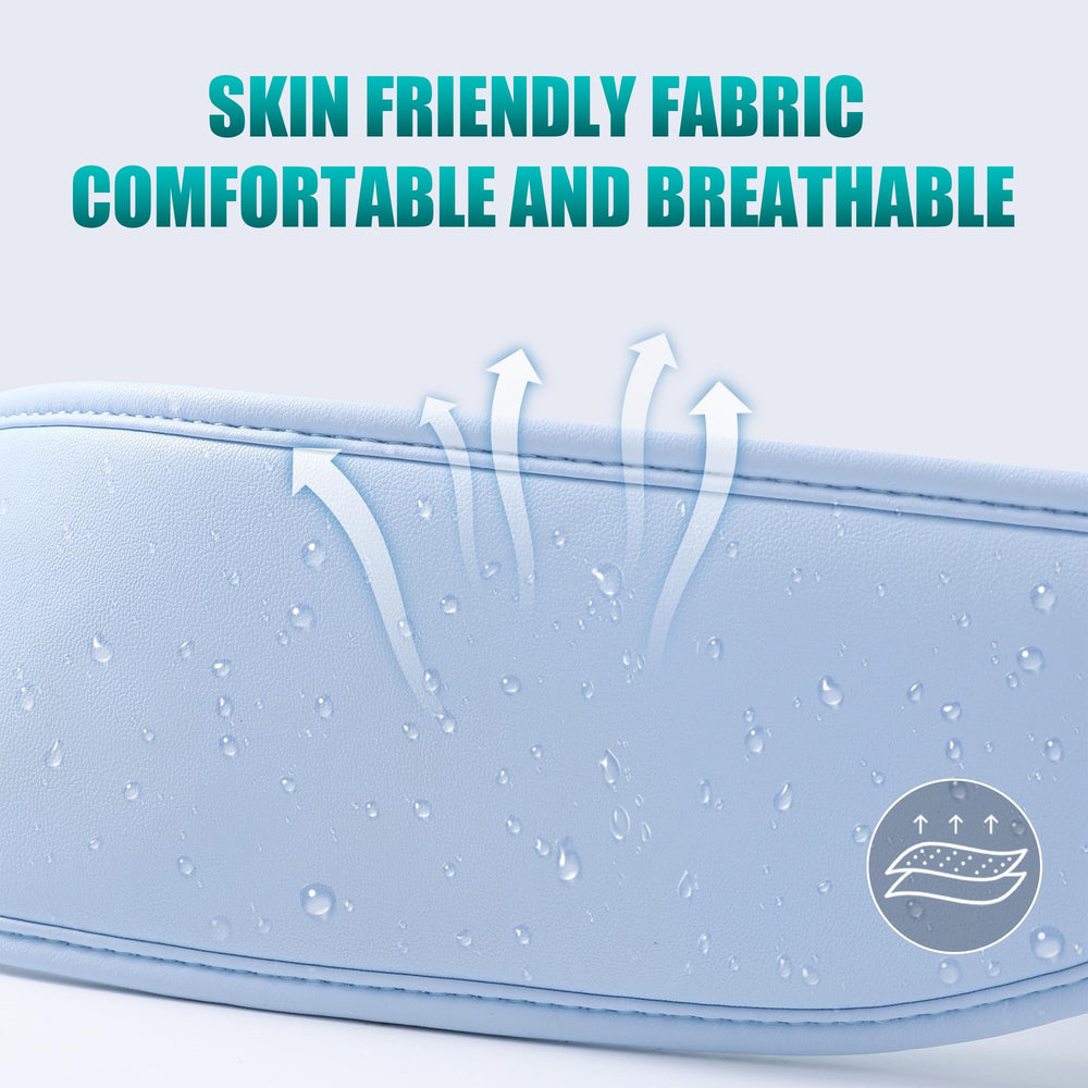 TLINNA head massager uses skin-friendly PU leather for comfortable touch.