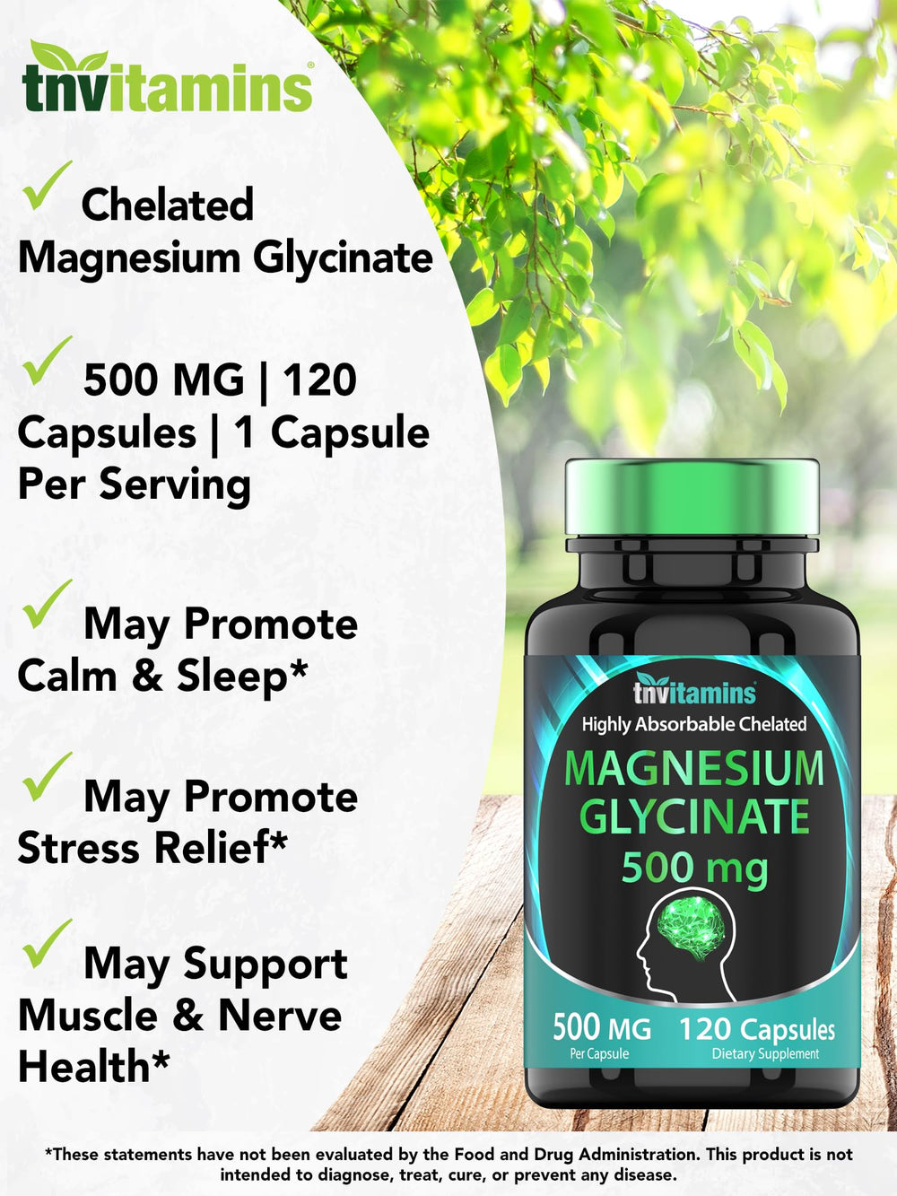 tnvitamins cápsula en mano para percepción de tamaño y dosificación cómoda