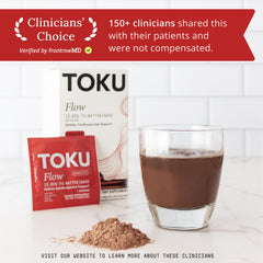 Toku Flow en un bol con batido de desayuno, integración en rutina matutina saludable