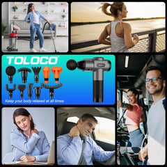 TOLOCO comparación de tamaño en mano que muestra portabilidad y agarre cómodo