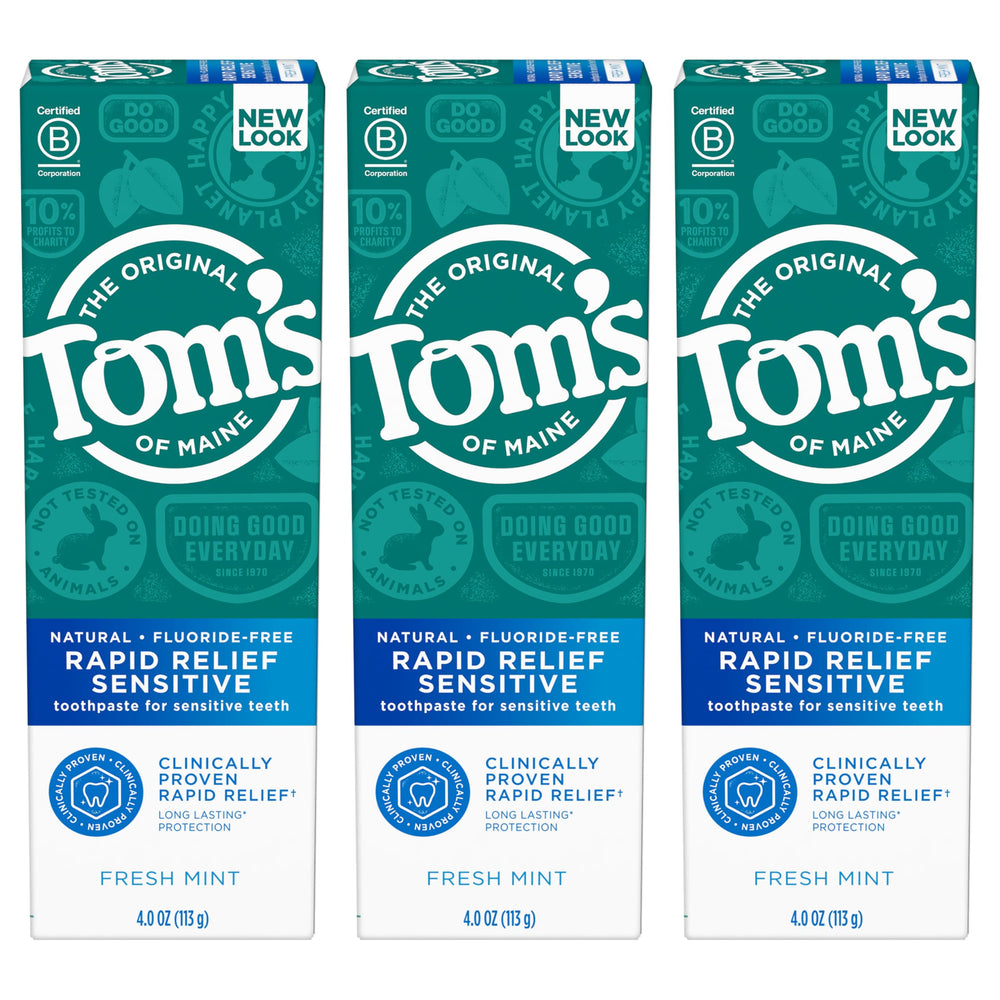 Tom's of Maine escena de estilo de vida en cocina ofreciendo sensación fresca