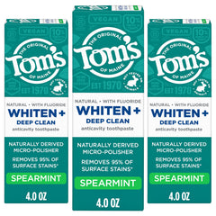 Tom's of Maine frente del empaque mostrando beneficio blanqueador