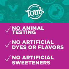 Pack triple de Tom's of Maine 3 tubos de 4 oz para suministro prolongado y ahorro