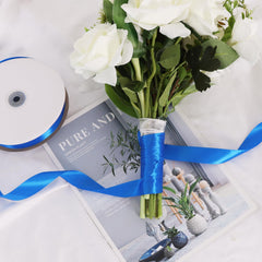TONIFUL decoración de mesa con cinta azul real añade impacto visual