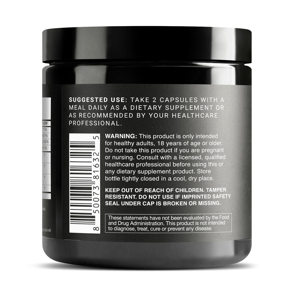 Cápsula abierta Toniiq mostrando el contenido liposomal para comprensión