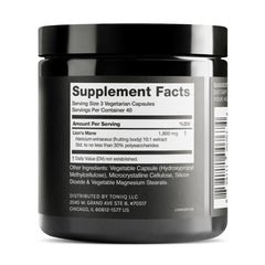 Toniiq Lion’s Mane polisacáridos 30% para posible apoyo cognitivo.