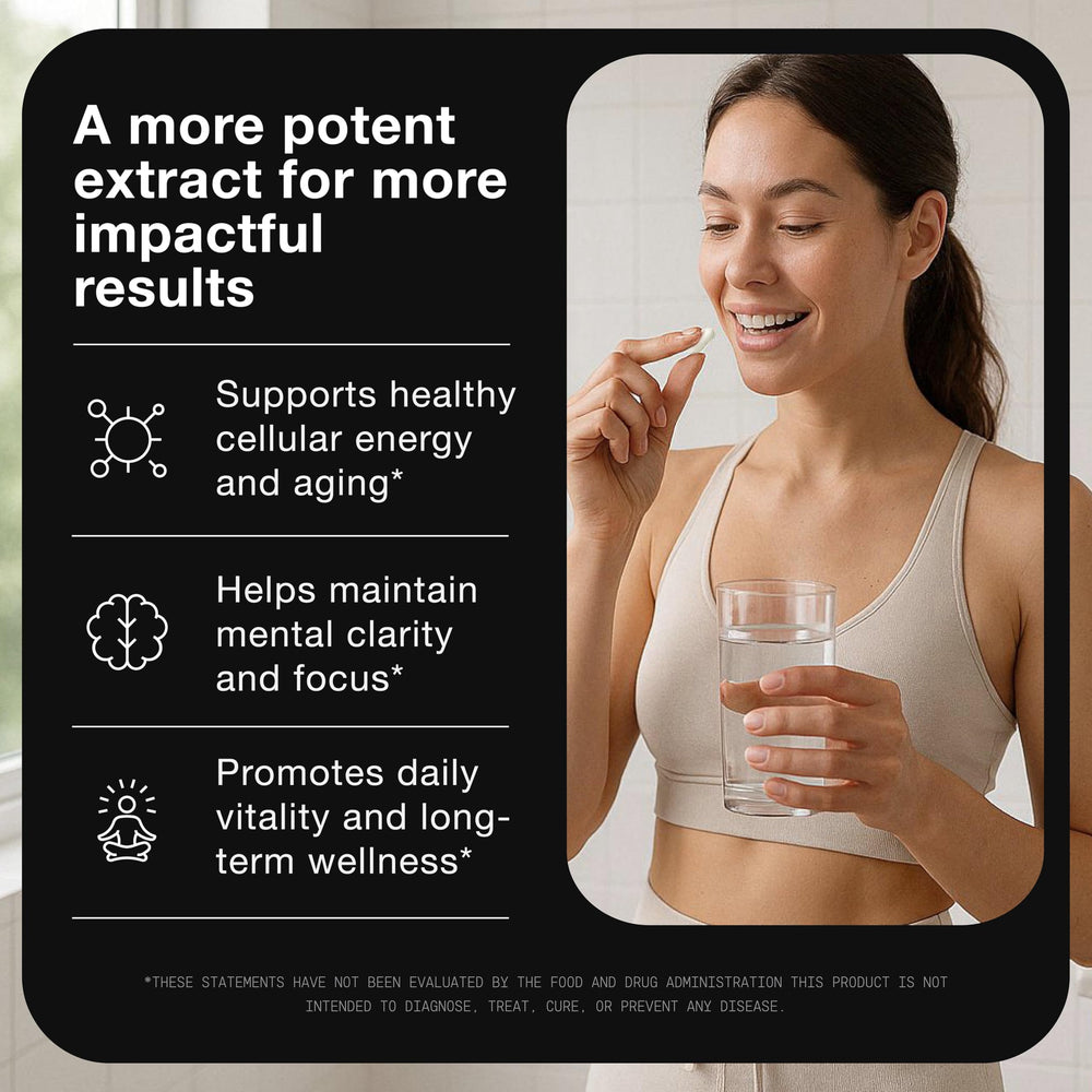 Toniiq Nicotinamide Riboside 1000 mg: tapa rosca segura para almacenamiento.