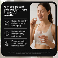 Toniiq Nicotinamide Riboside 1000 mg: tapa rosca segura para almacenamiento.