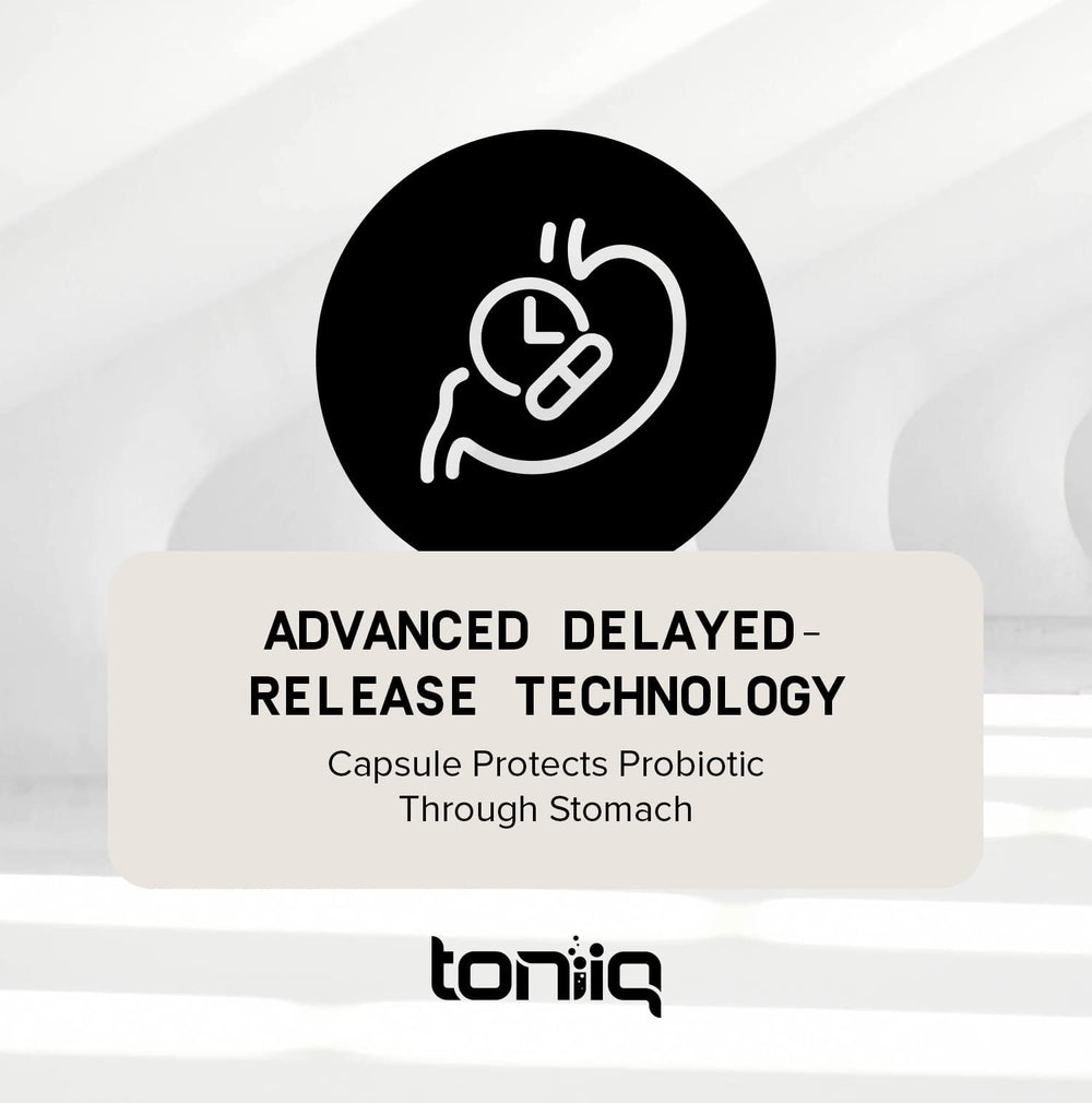 Toniiq Probiótico frasco estable para uso diario