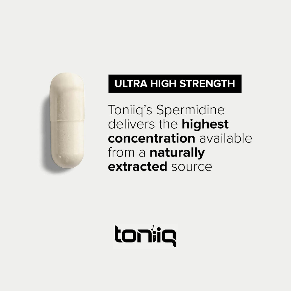 Toniiq Spermidine facility—manufactured in a GMP-certified USA facility.