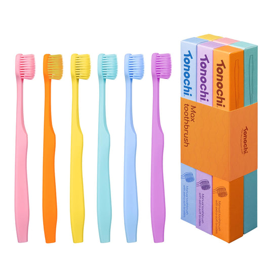 Tonochi frontal del pack de seis colores mostrando variedad y practicidad
