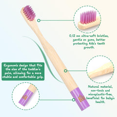 Tooth HaHa primer plano de cerdas suaves que protegen encías sensibles