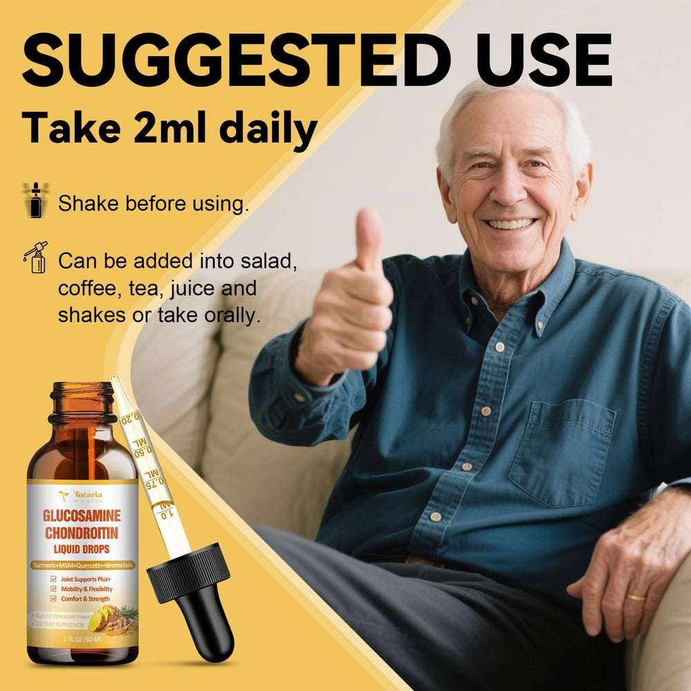 Totaria fórmula para articulaciones, enriquecida con MSM y curcumina.