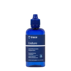 Trace Minerals frasco Endure frontal mostrando envase y beneficio de hidratación rápida