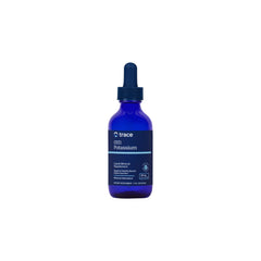 Trace Minerals frasco frontal mostrando la marca y el envase, ayuda a elegir el producto