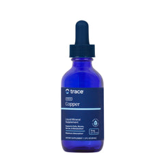 Trace Minerals frente del envase mostrando tamaño portátil y confianza