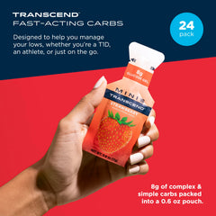 Transcend mini fresa sobre cerrado detalle del envase con lectura rápida