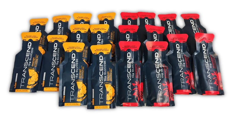 Transcend sobre abierto con textura de gel, fácil ingestión y rápida absorción