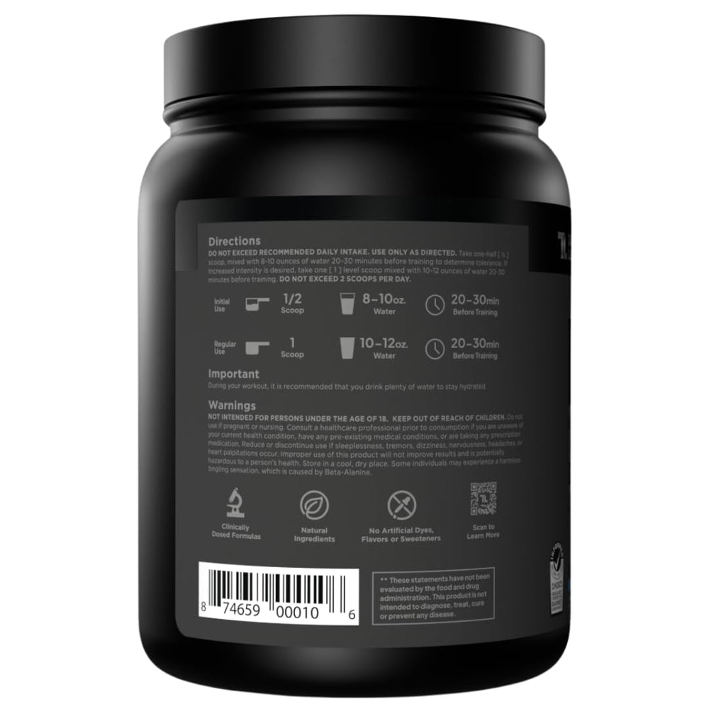 Transparent Labs tamaño en mano para comparar volumen y facilidad de uso