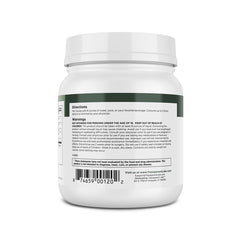 Cerca de spirulina y chlorella en polvo, mostrando origen vegetal nutritivo