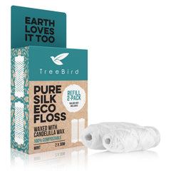TreeBird caja kraft con dos carretes, almacenamiento compacto y sostenible