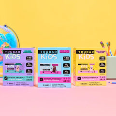 TRUBAR etiqueta con ingredientes clave resaltando limpieza y transparencia