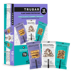 TRUBAR pack frontal mostrando sabores y diseño, conveniencia visual