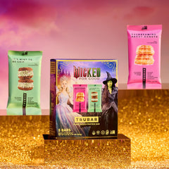 TRUBAR barra "Daydreaming About Donuts" con efecto glaseado visible, evocando sabor dulce y nostalgia