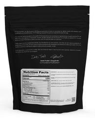 True Nutrition textura del polvo HBCD en primer plano para mezclas rápidas