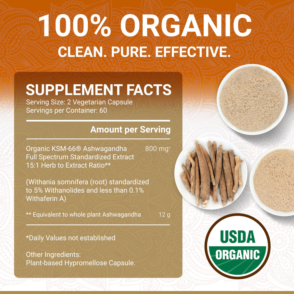 True Veda etiqueta con certificaciones USDA Organic y transparencia