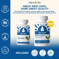 Truehope lista de ingredientes destacando minerales quelados y equilibrio
