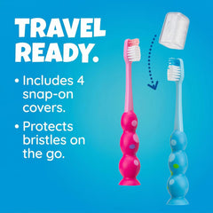 Trueocity cepillos con protector para viaje evitan contaminación y humedad
