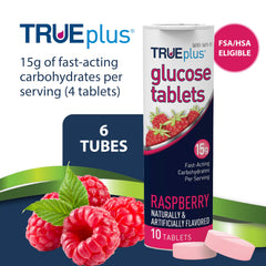 TRUEplus tubo abierto con tabletas visibles, acceso rápido y fácil