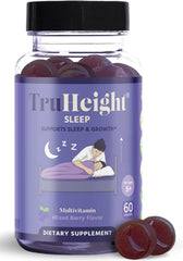 TruHeight frente del envase mostrando marca y sabor mixed berry, fácil identificación.