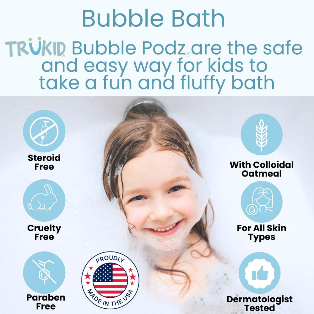 TruKid podz en bañera con niño, baño divertido y seguro