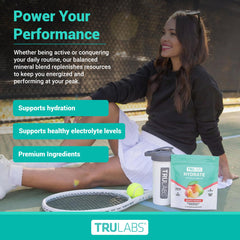 TRULABS uso en el gimnasio demostrando reposición de electrolitos post-entreno