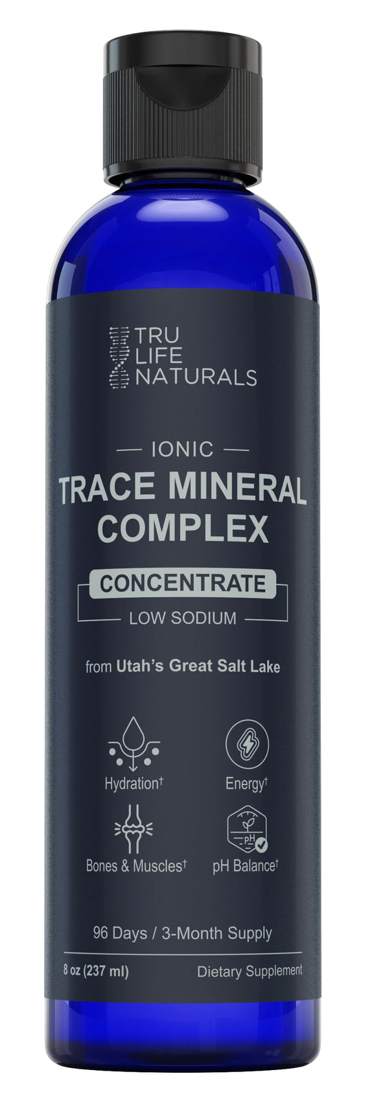 TRULIFE NATURALS frente del envase mostrando dosificador y volumen