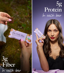 Truvani barra vegetal: sabor chocolate, ideal para gimnasio o trabajo, tentempié rápido.